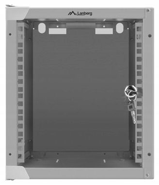 6U Szafa RACK wisząca 10" szara Lanberg zdjęcie 6
