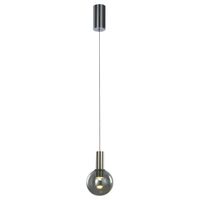 LAMPA wisząca ARIA MD17012002-1A Italux szklana OPRAWA zwis LED 6W 3000K kula ball przydymiona