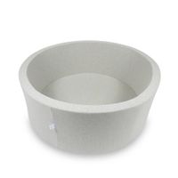 Suchy basen 110x40cm jasnoszary bez piłek