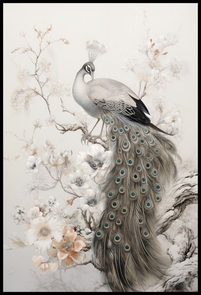 Plakat 61x90,5cm Pawia Gracja zdjęcie 2