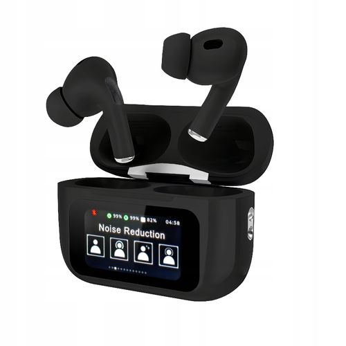 Słuchawki Bezprzewodowe Douszne Bluetooth ANC Redukcja Szumów LCD Buds na Arena.pl