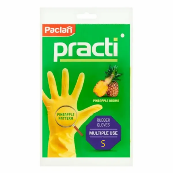 Rękawice gumowe zapachowe S pineapple zdjęcie 1