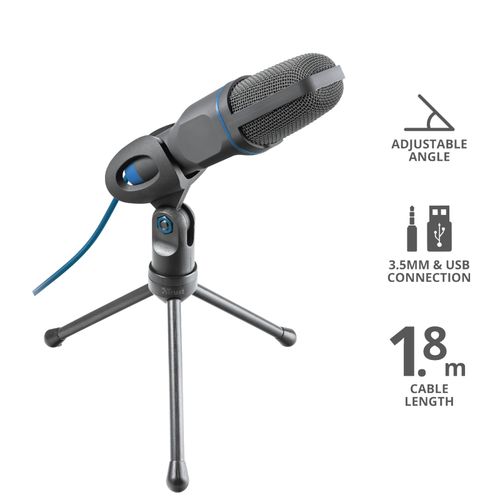 Mikrofon Trust Statyw USB 3,5mm na Arena.pl