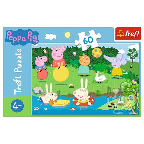 Puzzle 60 Wakacyjna Zabawa Peppa Pig 17326 na Arena.pl