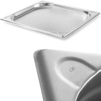pojemnik gn 2/3 stalowy kitchen line wys. 20 mm - hendi 806203