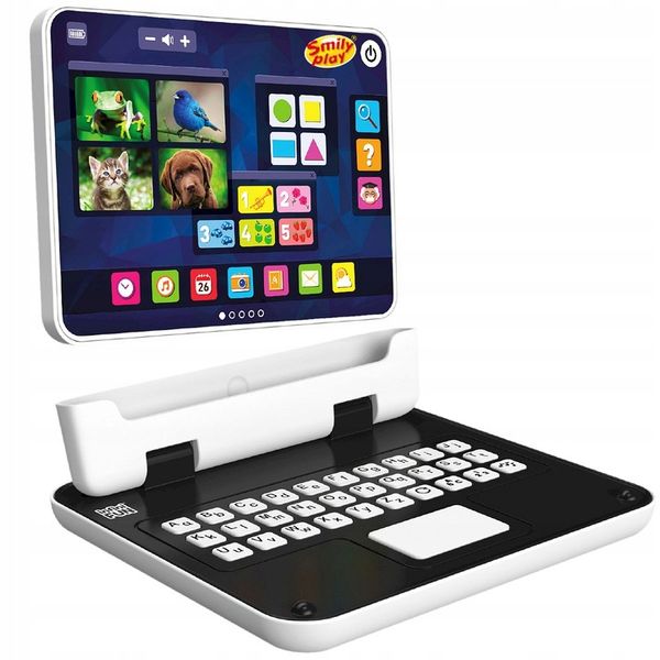 INTERAKTYWNY EDUKACYJNY LAPTOP TABLET 2W1- do nauki PO POLSKU 80 pytań+18 m zdjęcie 4