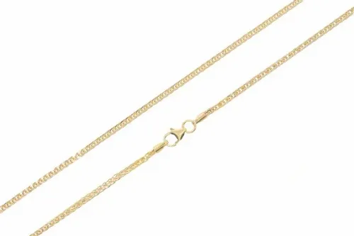 ZŁOTY ŁAŃCUSZEK SPLOT LISI OGON MIENIĄCY SIĘ 585 45 CM + GRAWER PREZENT na Arena.pl