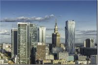 120CM 80CM OBRAZ ŚCIENNY WARSZAWA ŚRÓDMIEŚCIE