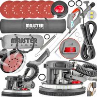 SZLIFIERKA ŻYRAFA DO GIPSU GŁADZI TYNKU ŚCIAN TYNKÓW LED TORBA Papier 2000W