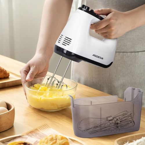 Mikser ręczny elektryczny kuchenny 400W 6 biegów TURBO 5 mieszadła na Arena.pl
