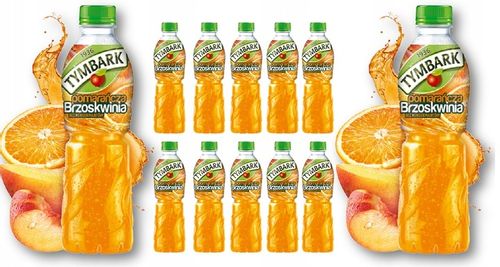 Tymbark 12 x 500 ml POMARAŃCZA brzoskwinia Napój na Arena.pl