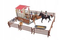 A9698 Zagroda dla koni box figurki koniki zestaw