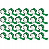 TAŚMA PAKOWA Zielona Klejąca Samoprzylepna Mocna PP 48 mm 70 m 24 szt