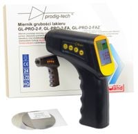 PRODIG-TECH MIERNIK GRUBOŚCI LAKIERU CZUJNIK GL-PRO-2-FAZ POKROWIEC