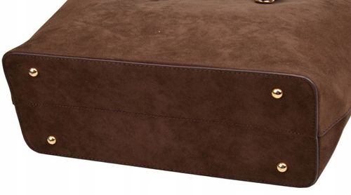 FLORA&CO PARIS TOREBKA damska SHOPPER A4 CASUAL ZAMSZ czekolada na Arena.pl