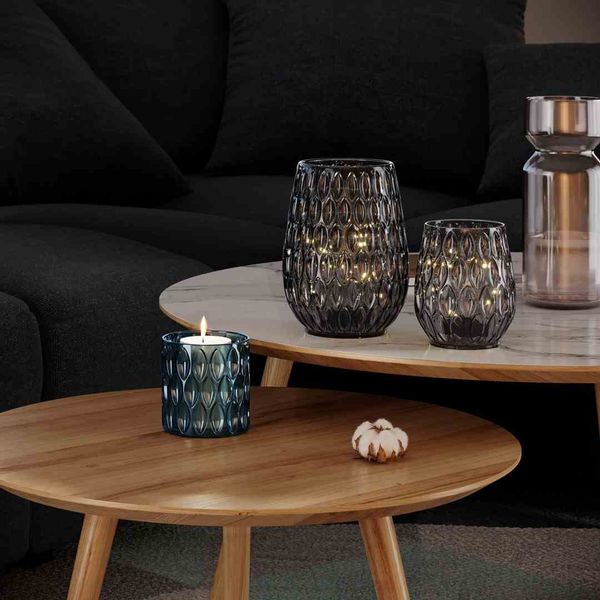 CANDLEHOLDER/AH/VIGO/NAVY/9X9,5 zdjęcie 3