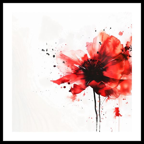 Plakat 60x60cm Płynna Akwarela zdjęcie 3