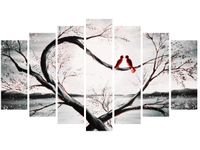 80CM 140CM OBRAZ 7 ELEM W ŚWIETLE KSIĘŻYCA I ŚCIENNY