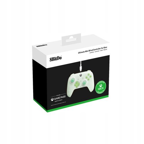 Pad 8BitDo Ultimate Mini Wired Xbox Pad Clear Green na Arena.pl