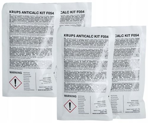 2x Oryginalny odkamieniacz do ekspresów KRUPS F054 AntiCALC KIT na Arena.pl