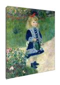 A Girl with a Watering Can, Auguste Renoir - obraz na płótnie 30x40 cm