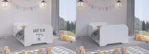 Łóżko MIKI dziecięce 140x70 + materac DUŻO wzorów! na Arena.pl