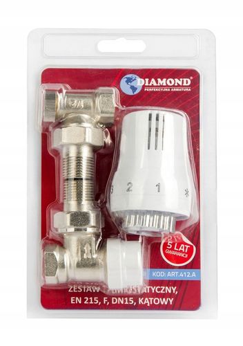 Zestaw termostatyczny kątowy Diamond ART.412.ZEST.TERM.KĄT na Arena.pl