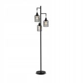 Lampa podłogowa z 3 kloszami Nowoczesna lampa stojąca