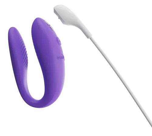 we-vibe sync go purple - intymny model dla par, zdalne sterowanie, silikon na Arena.pl