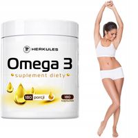HERKULES Omega 3 180caps SERCE MÓZG WZROK CIŚNIENIE KRWII ODPORNOŚĆ