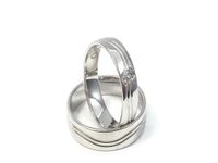 Złote Obrączki Ślubne 585 model FA04 DUŻY WYBÓR