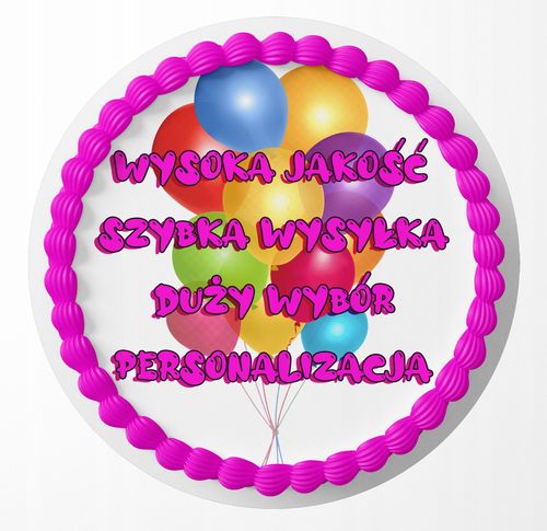 TOPPERY NA TORT (10szt) + duży TOPPER Najlepszego - MYSZKA MINNIE MINI na Arena.pl