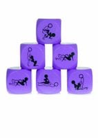 Zabawka-Kostka Miłości 25Mm Fioletowa - 1 Sztuka