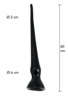 hidden desire anal trainer 60 cm - model xxl, gładka powierzchnia, pvc