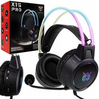 SŁUCHAWKI GAMINGOWE ONIKUMA X15 pro MIKROFON RGB
