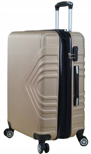 ŚREDNIA WALIZKA SUNBAG - MODEL APUS 8082 Z POSZERZENIEM pojemność 80 LITRÓW na Arena.pl