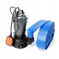 POMPA WODY CZYSTEJ BRUDNEJ SZAMBA PŁYWAK + WĄŻ 50M