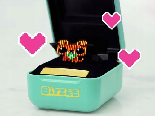 BITZEE INTERAKTYWNE ZWIERZĄTKO CYFROWE HOLOGRAM MIĘTOWE na Arena.pl