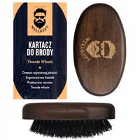 Szczotka do Brody i Wąsów Kartacz Twarda Twarde Włosie