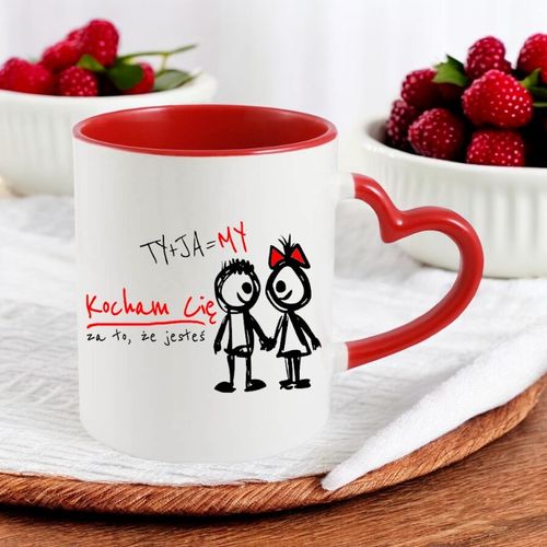 KUBEK Z NADRUKIEM PREZENT DLA KOLEŻANKI DZIEWCZYNY KOBIETY ŻONY WALENTYNKI na Arena.pl