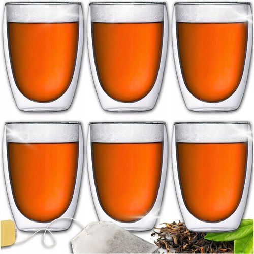 6x SZKLANKI TERMICZNE DO KAWY HERATY DRINKÓW WHISKEY 350ML MROŻONE LODY na Arena.pl