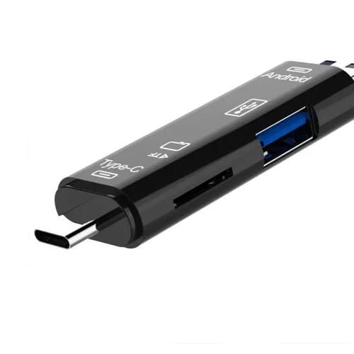 Czytnik kart microSD gniazdo USB type C / micro USB / USB 2.0 zdjęcie 2