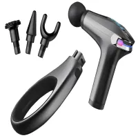 Pistolet do masażu pleców ciała nóg masażer przedłużka 4 końcówki