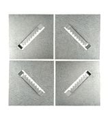 ZAWIESZKA DO MOCOWANIA LUSTRA UCHWYT 80x80 MM BEZ TAŚMY 4SZT - MB SERVICE