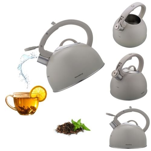 czajnik stalowy z gwizdkiem 2,5l klausberg kb-7912 na Arena.pl