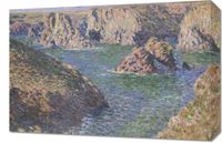 Obraz 60x40cm Port-Domois, Belle-Isle, Monet Vintage