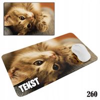 PODKŁADKA POD MYSZKĘ MYSZ WZORY DO WYBORU - KOT KOTEK KOTKI 20x24cm