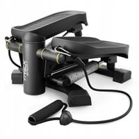 Stepper do ćwiczeń fitness skrętny 2w1 z linkami licznikiem step Trex