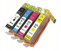 5X TUSZE DO HP 655XL DeskJet 3525 4615 5525 6525 KOMPLET