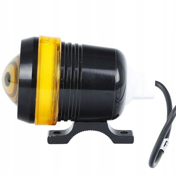 2 X Halogen Motocyklowy U3 Z Ringiem Pomarancz+Wł zdjęcie 4